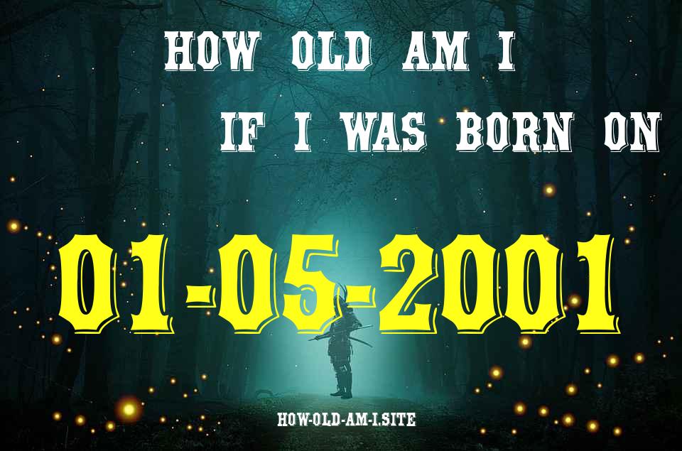 ᐈ Born On 01 May 2001 My Age in 2024? [100% ACCURATE Age Calculator!]