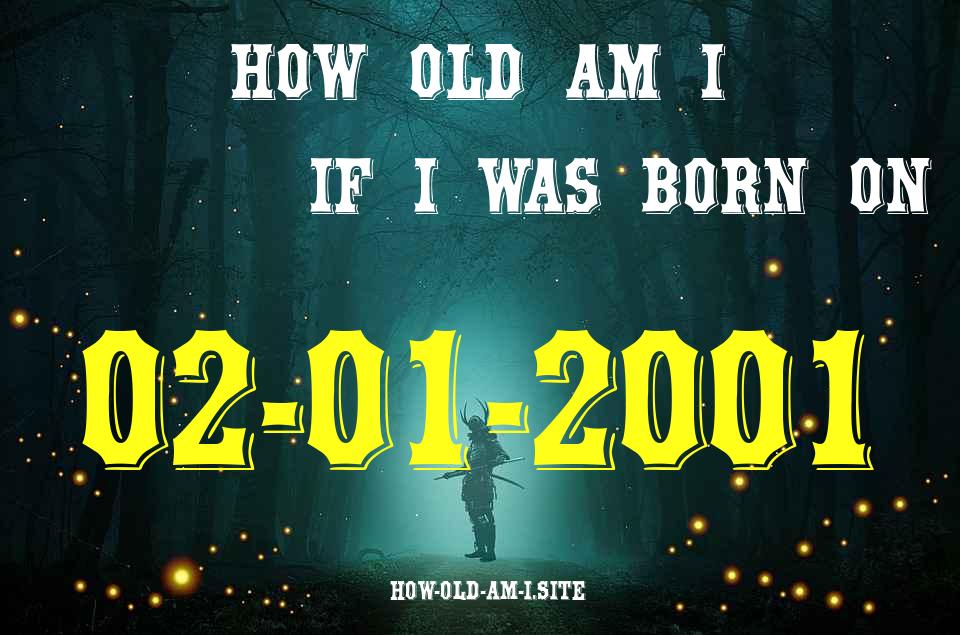 ᐈ Born On 02 January 2001 My Age in 2024? [100% ACCURATE Age Calculator!]