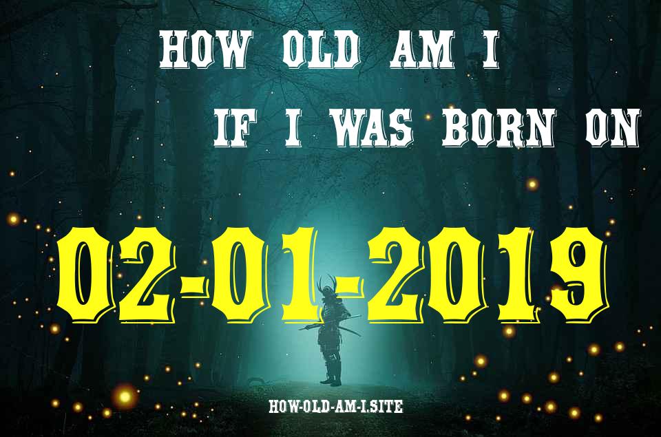 ᐈ Born On 02 January 2019 My Age in 2024? [100% ACCURATE Age Calculator!]