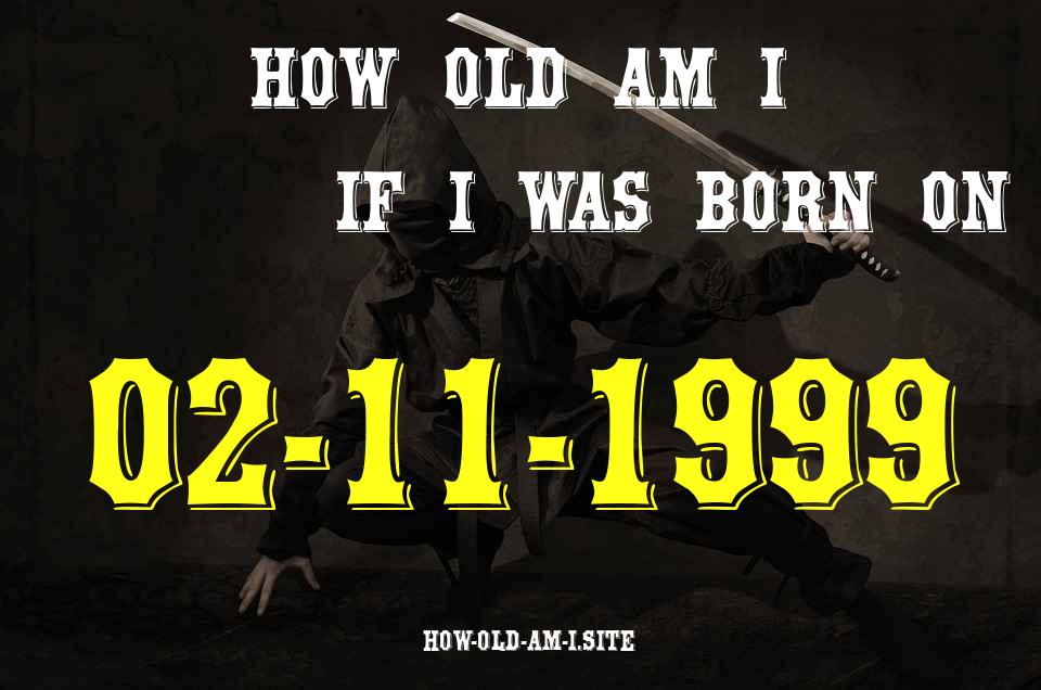 ᐈ Born On 02 November 1999 My Age in 2024? [100% ACCURATE Age Calculator!]