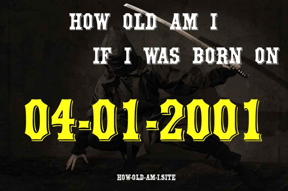 ᐈ Born On 04 January 2001 My Age in 2024? [100% ACCURATE Age Calculator!]