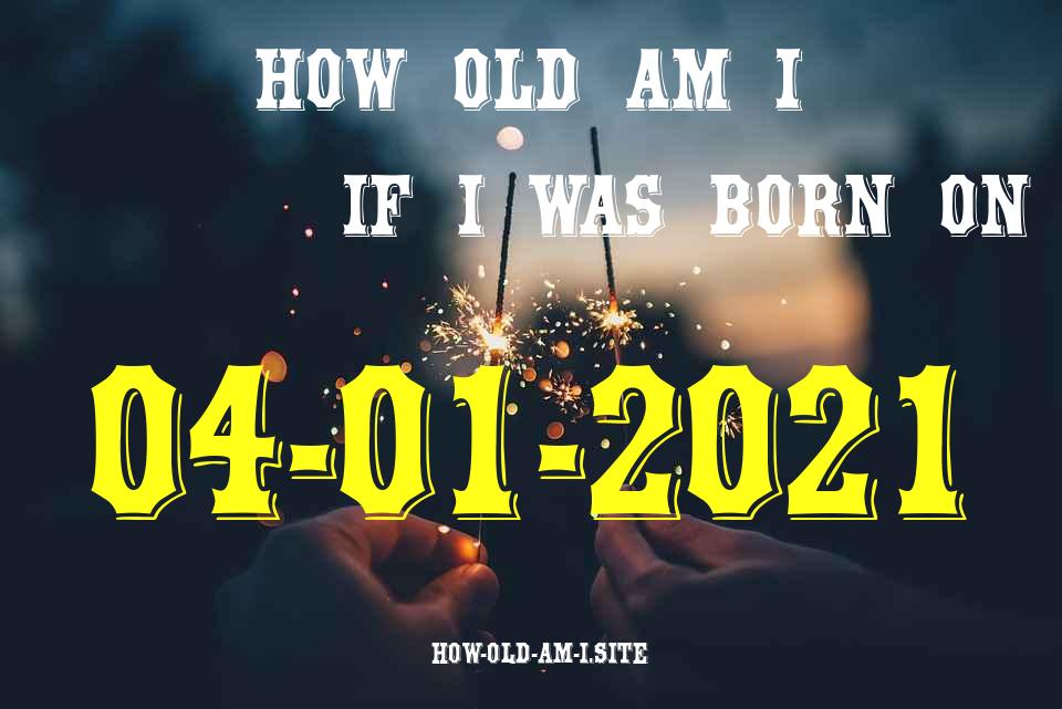 ᐈ Born On 04 January 2021 My Age in 2024? [100% ACCURATE Age Calculator!]