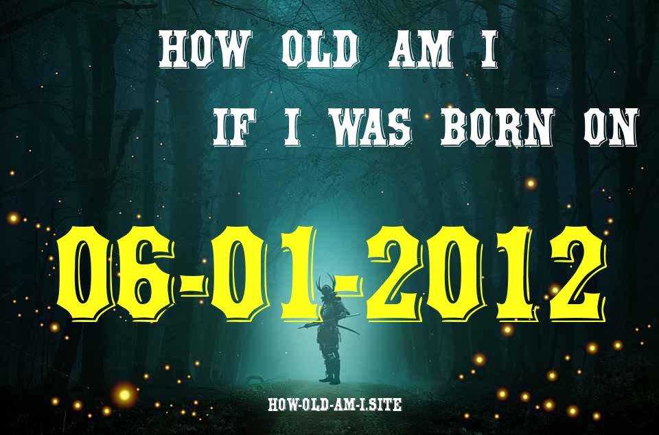 ᐈ Born On 06 January 2012 My Age in 2024? [100% ACCURATE Age Calculator!]