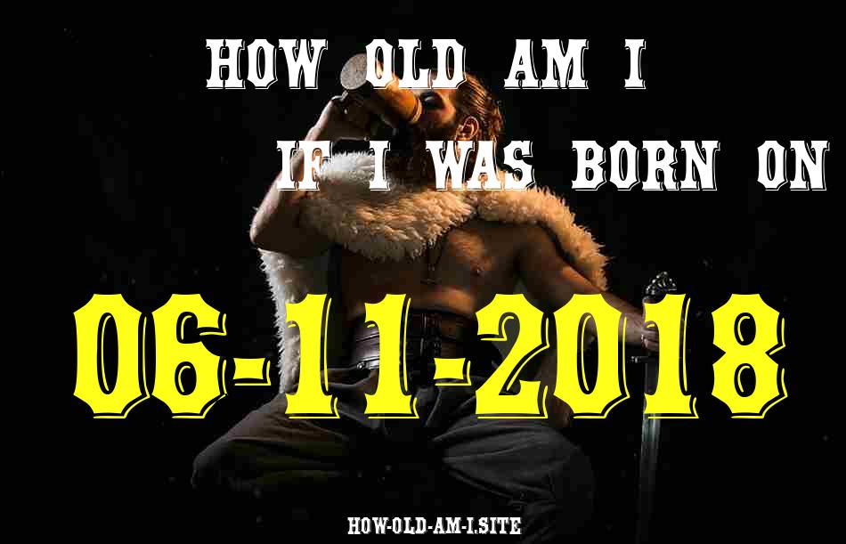 ᐈ Born On 06 November 2018 My Age in 2024? [100% ACCURATE Age Calculator!]