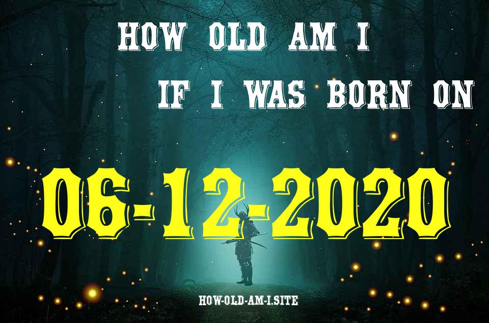 ᐈ Born On 06 December 2020 My Age in 2024? [100% ACCURATE Age Calculator!]