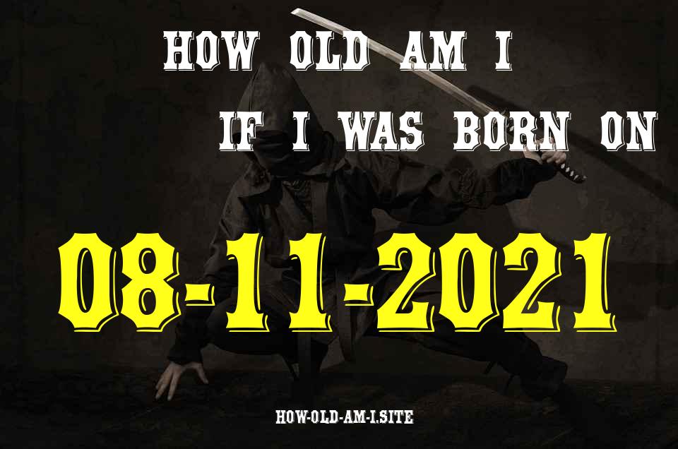 ᐈ Born On 08 November 2021 My Age in 2024? [100% ACCURATE Age Calculator!]