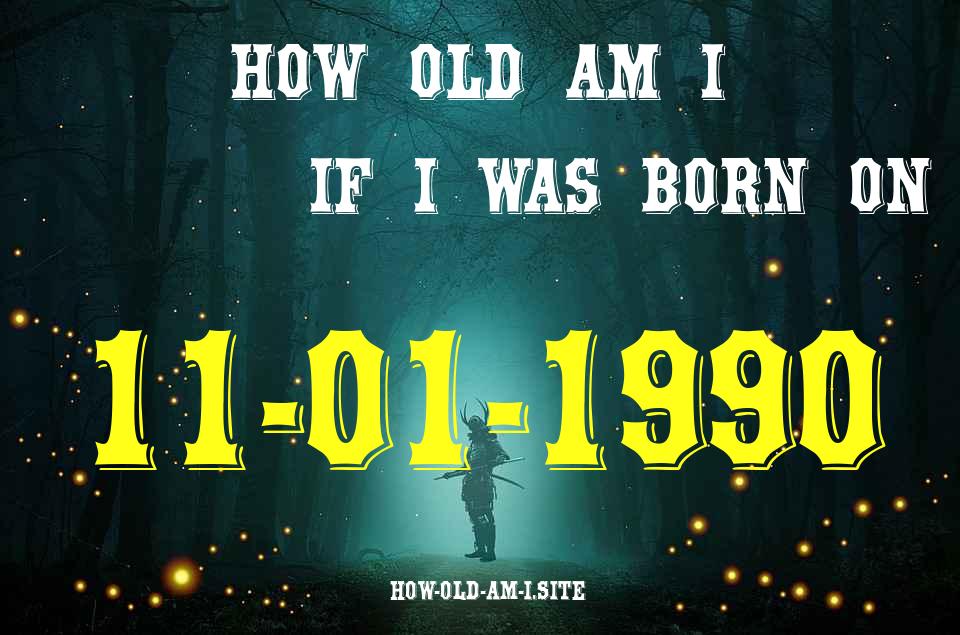 ᐈ Born On 11 January 1990 My Age in 2024? [100% ACCURATE Age Calculator!]