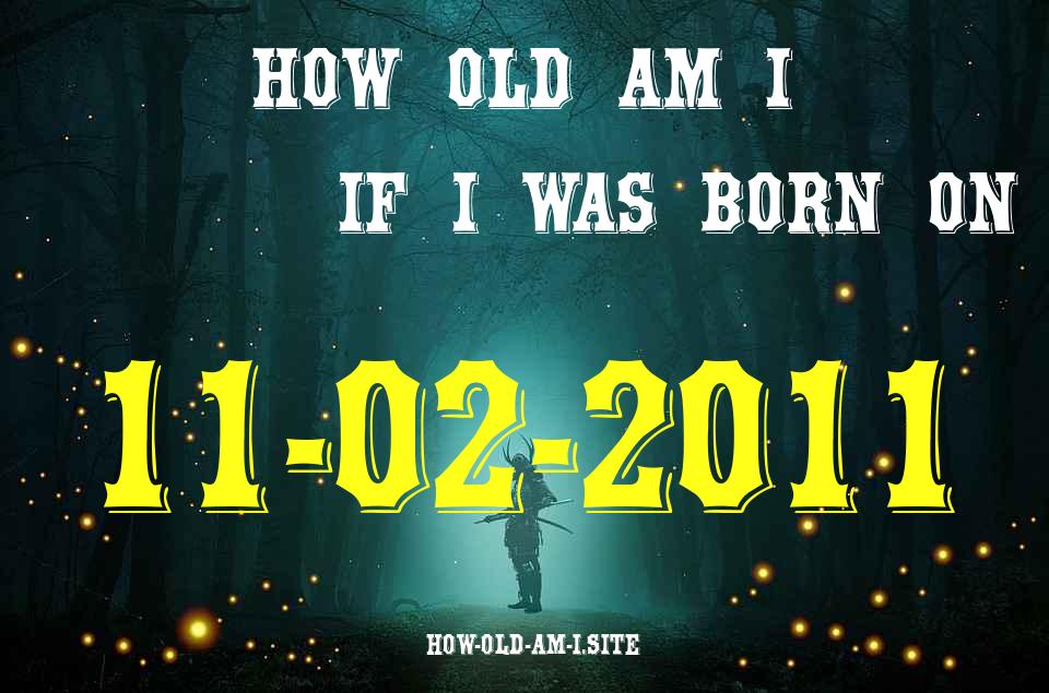 ᐈ Born On 11 February 2011 My Age in 2024? [100% ACCURATE Age Calculator!]