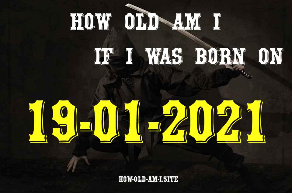 ᐈ Born On 19 January 2021 My Age in 2024? [100% ACCURATE Age Calculator!]