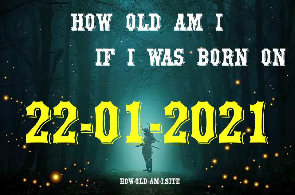 ᐈ Born On 22 January 2021 My Age in 2024? [100% ACCURATE Age Calculator!]